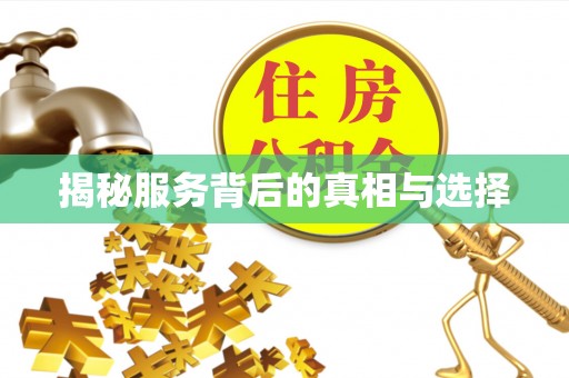 沙坪坝揭秘服务背后的真相与选择