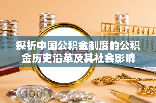沙坪坝探析中国公积金制度的公积金历史沿革及其社会影响