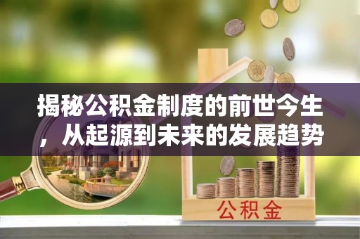 沙坪坝揭秘公积金制度的前世今生，从起源到未来的发展趋势