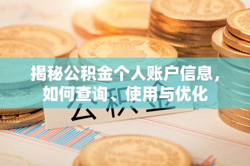 沙坪坝揭秘公积金个人账户信息，如何查询、使用与优化