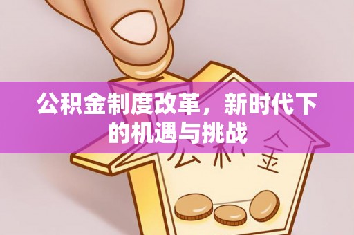 沙坪坝公积金制度改革，新时代下的机遇与挑战