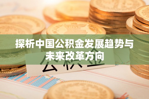 沙坪坝探析中国公积金发展趋势与未来改革方向