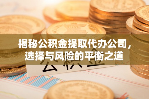 沙坪坝揭秘公积金提取代办公司，选择与风险的平衡之道
