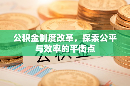 沙坪坝公积金制度改革，探索公平与效率的平衡点