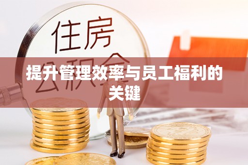 沙坪坝提升管理效率与员工福利的关键