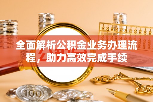 沙坪坝全面解析公积金业务办理流程，助力高效完成手续