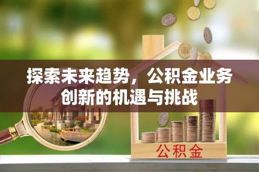 沙坪坝探索未来趋势，公积金业务创新的机遇与挑战