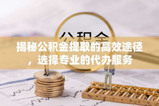 沙坪坝揭秘公积金提取的高效途径，选择专业的代办服务