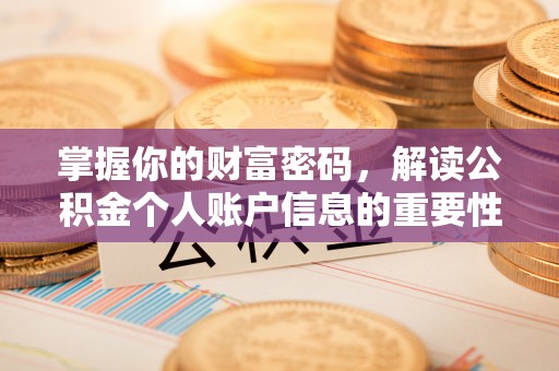 沙坪坝掌握你的财富密码，解读公积金个人账户信息的重要性