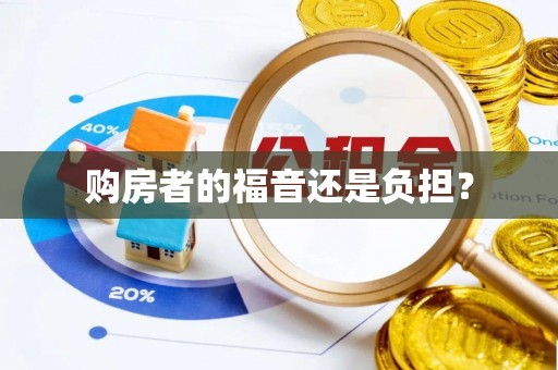 沙坪坝购房者的福音还是负担？