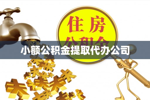 沙坪坝小额公积金提取代办公司